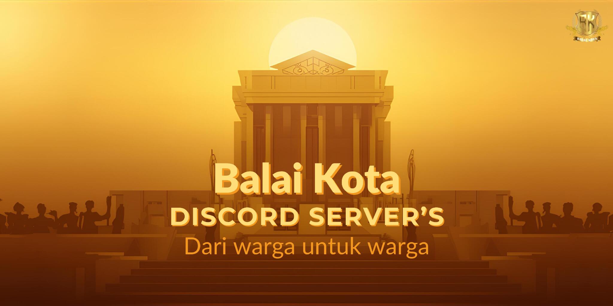 Discovery splash banner for BALAI KOTA Discord server