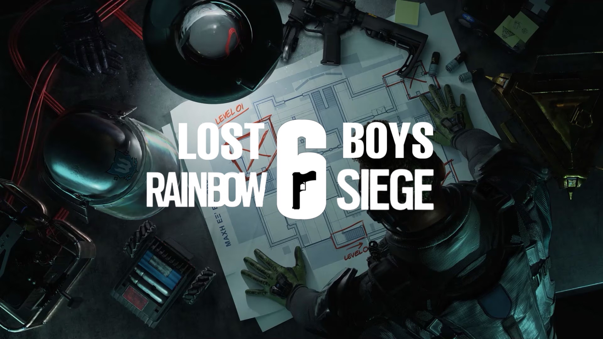 Discovery splash banner for Lost Boys Rainbow Six Siege Discord server