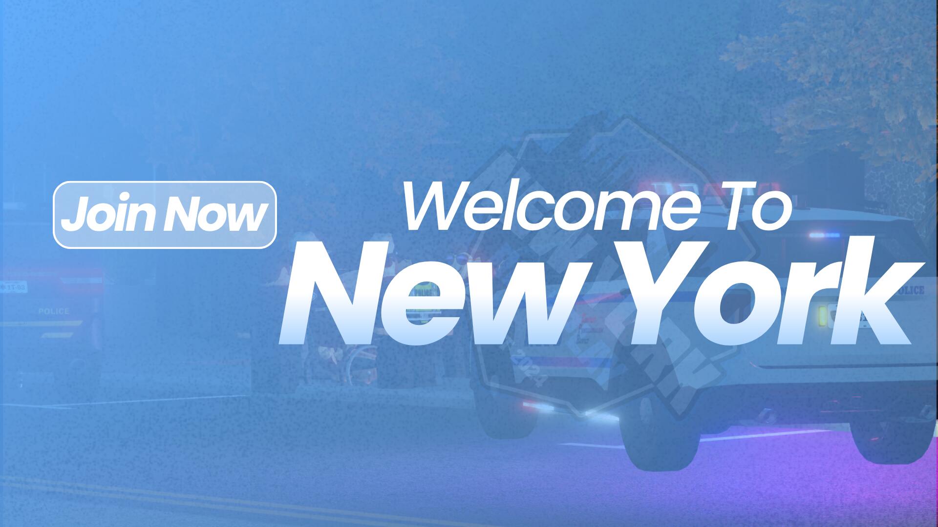 Discovery splash banner for New York City Roleplay Discord server