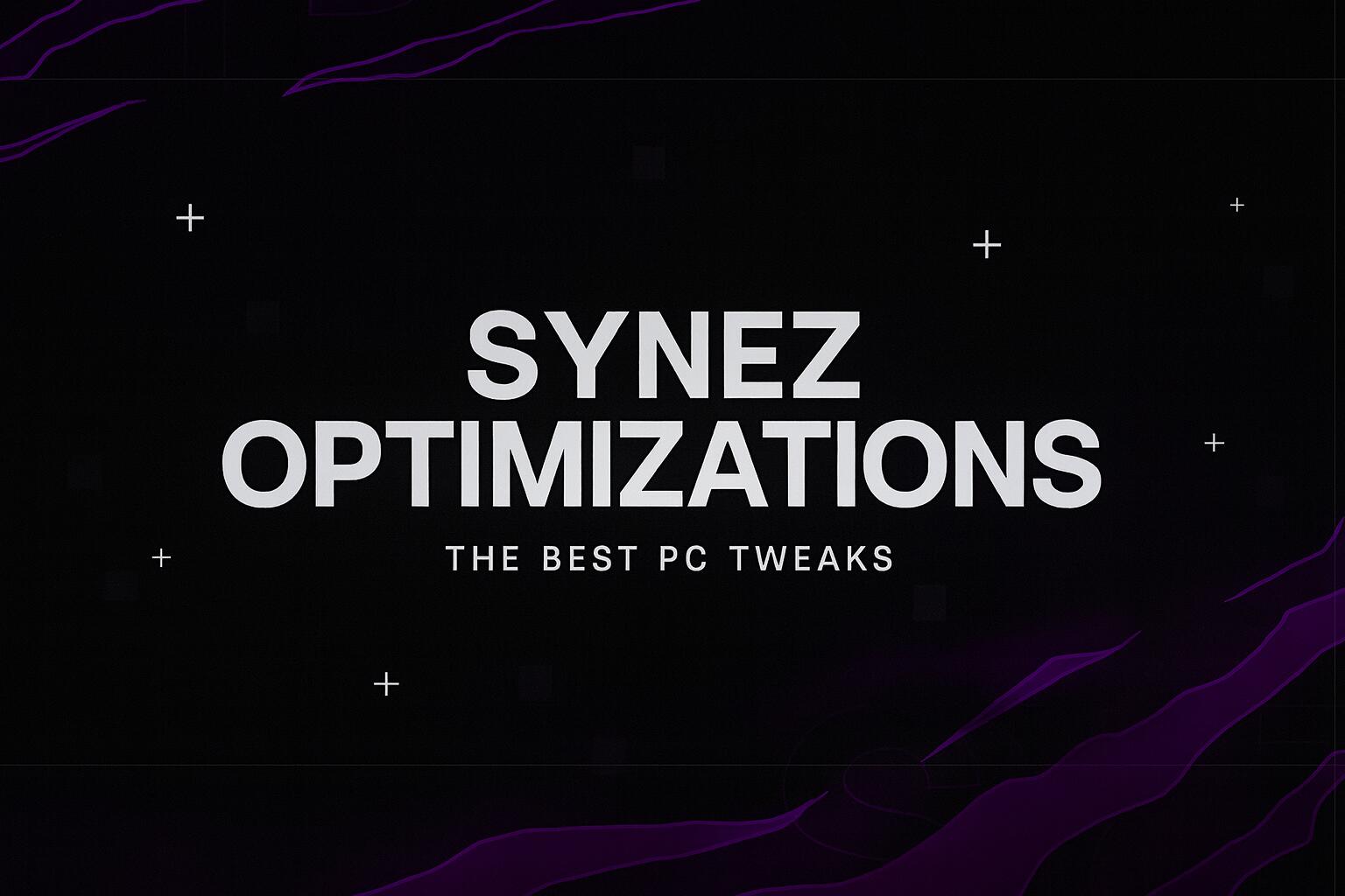 Discovery splash banner for Synez Optimizations Discord server