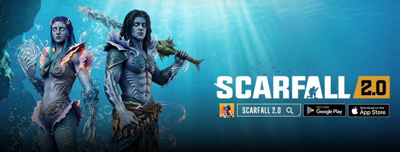 Discovery splash banner for ScarFall Community Discord server