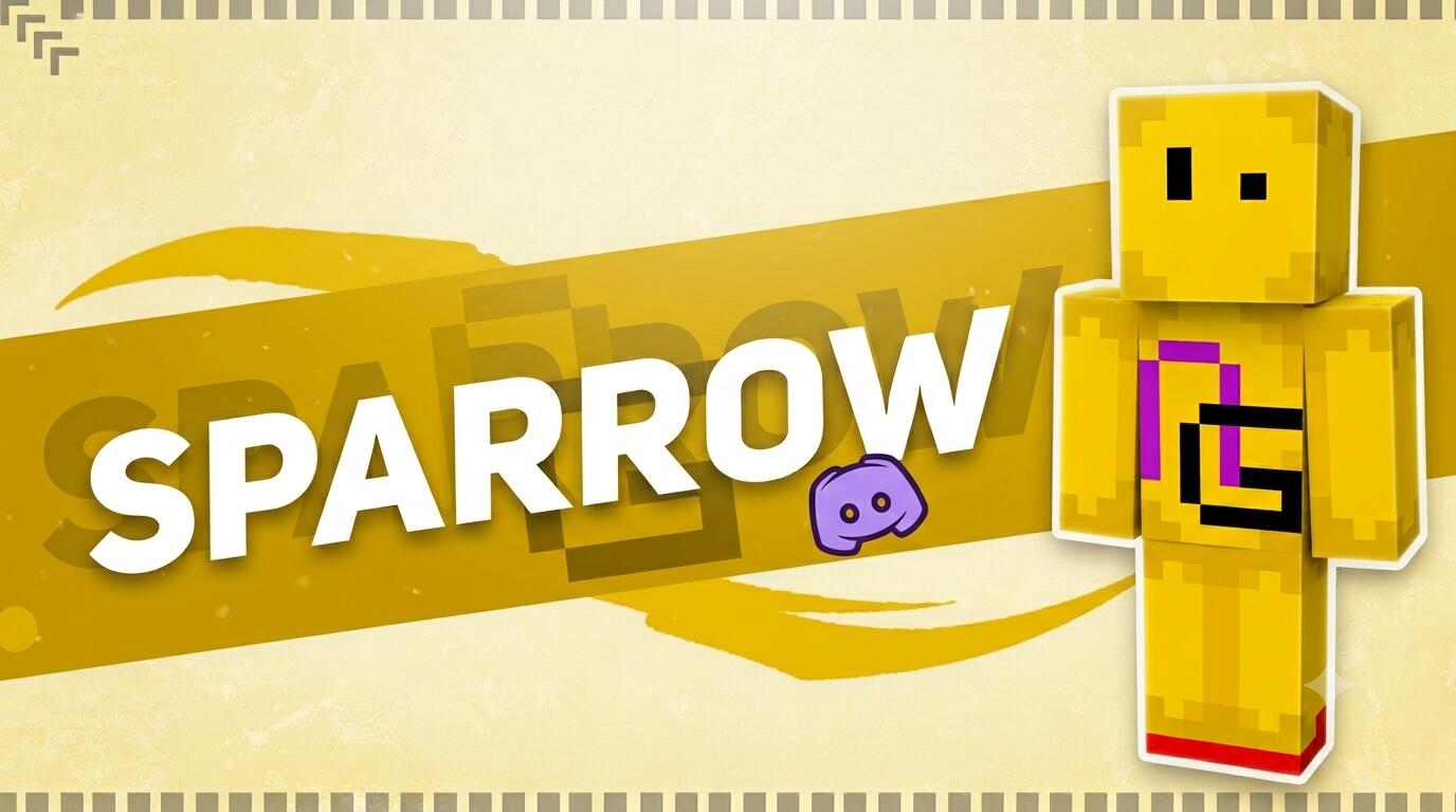 Discovery splash banner for Sparrow Gaming Discord server