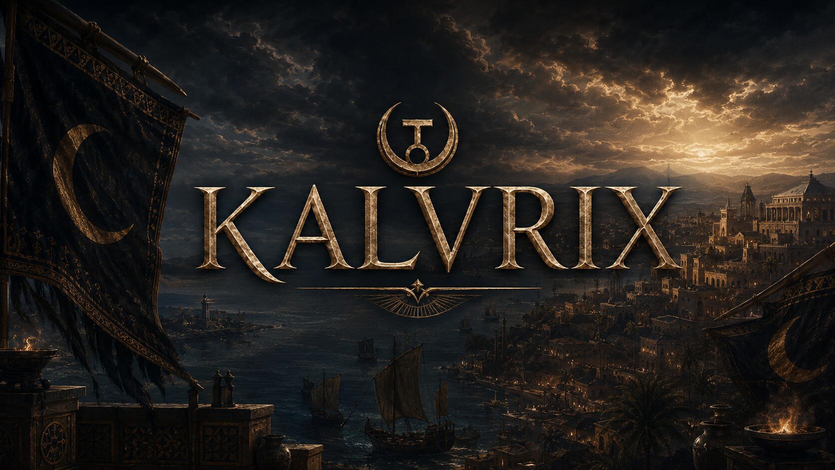 Discovery splash banner for Kalvrix Discord server