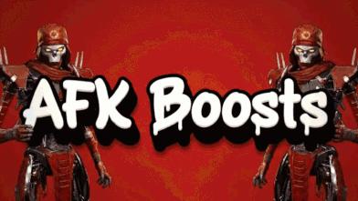 Discovery splash banner for AFK BOOSTS Discord server