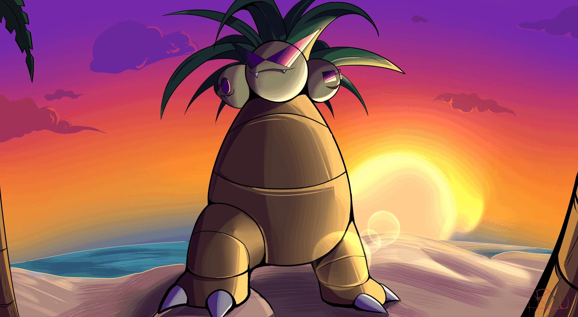 Discovery splash banner for Blazing Exeggutor Crew - Pokemon Pocket TCG Discord server