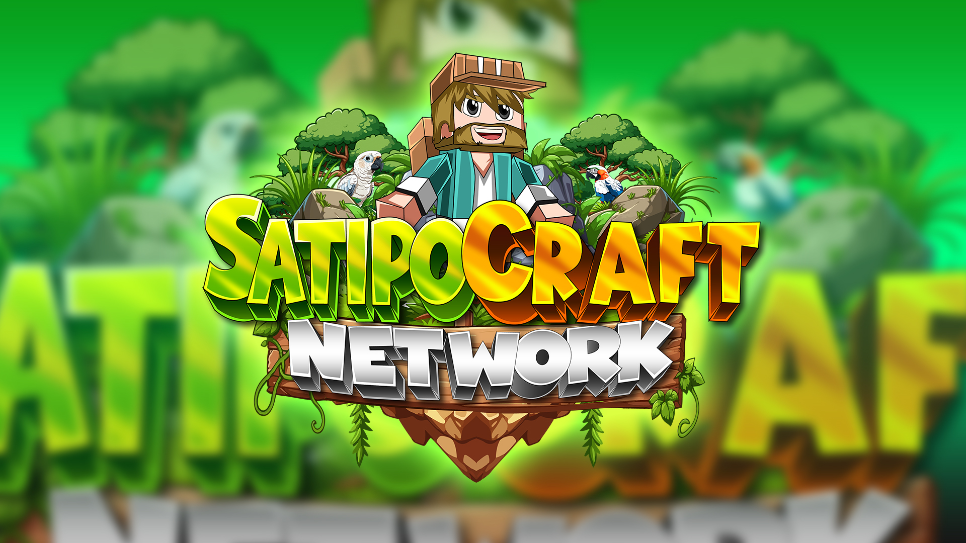 Discovery splash banner for 🐸 SatipoCraft Network Discord server