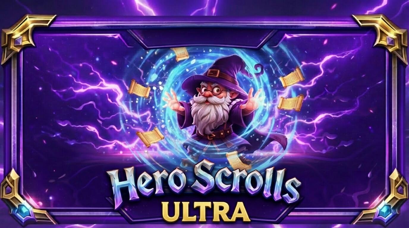 Discovery splash banner for Hero Scrolls Discord server