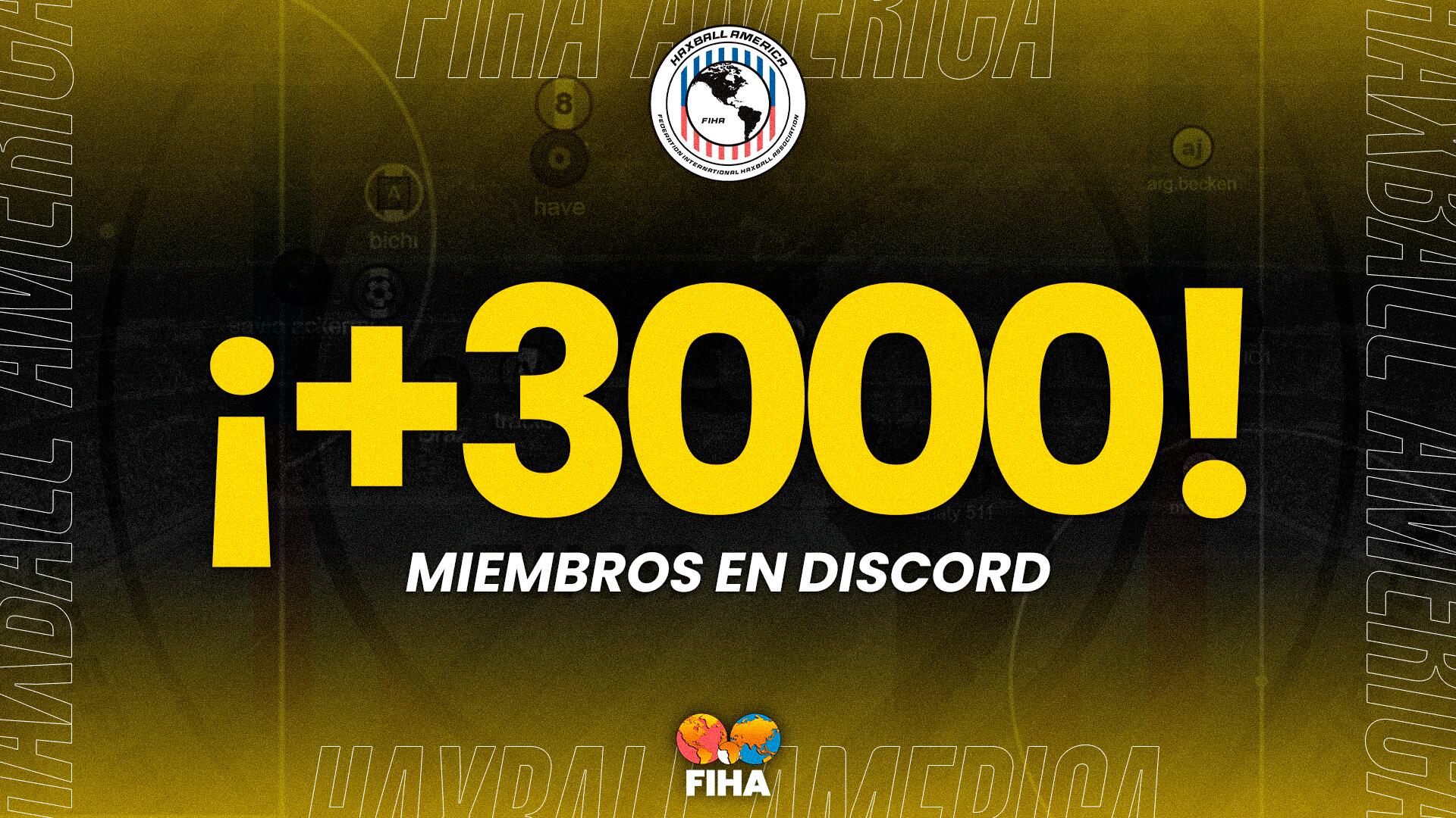 Discovery splash banner for FIHA América I HaxBall Discord server