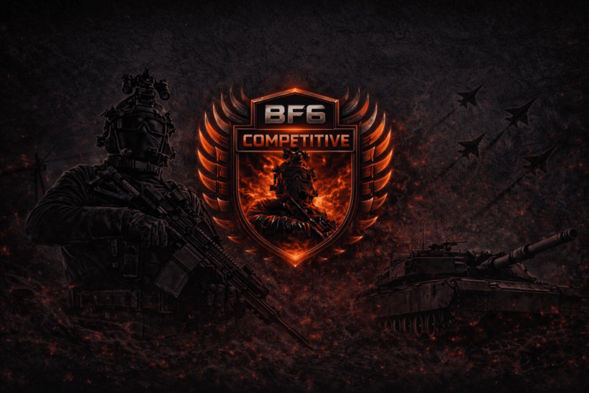 Discovery splash banner for BF6 Competitive Discord server