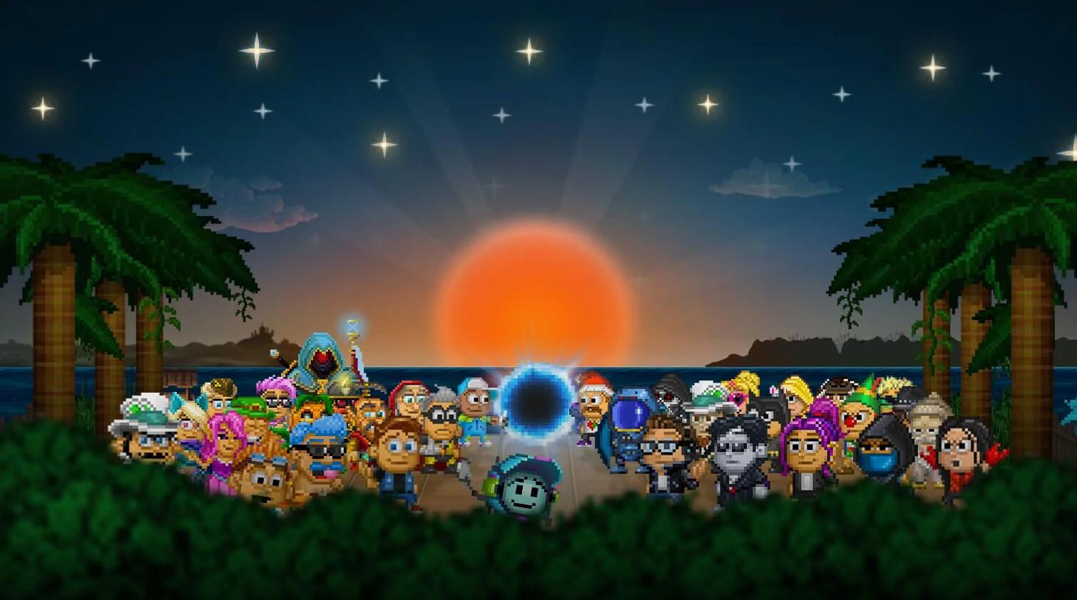 Discovery splash banner for Pixel Hub Discord server