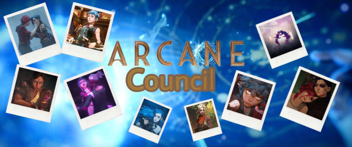Discovery splash banner for Arcane Council ⚙ Discord server