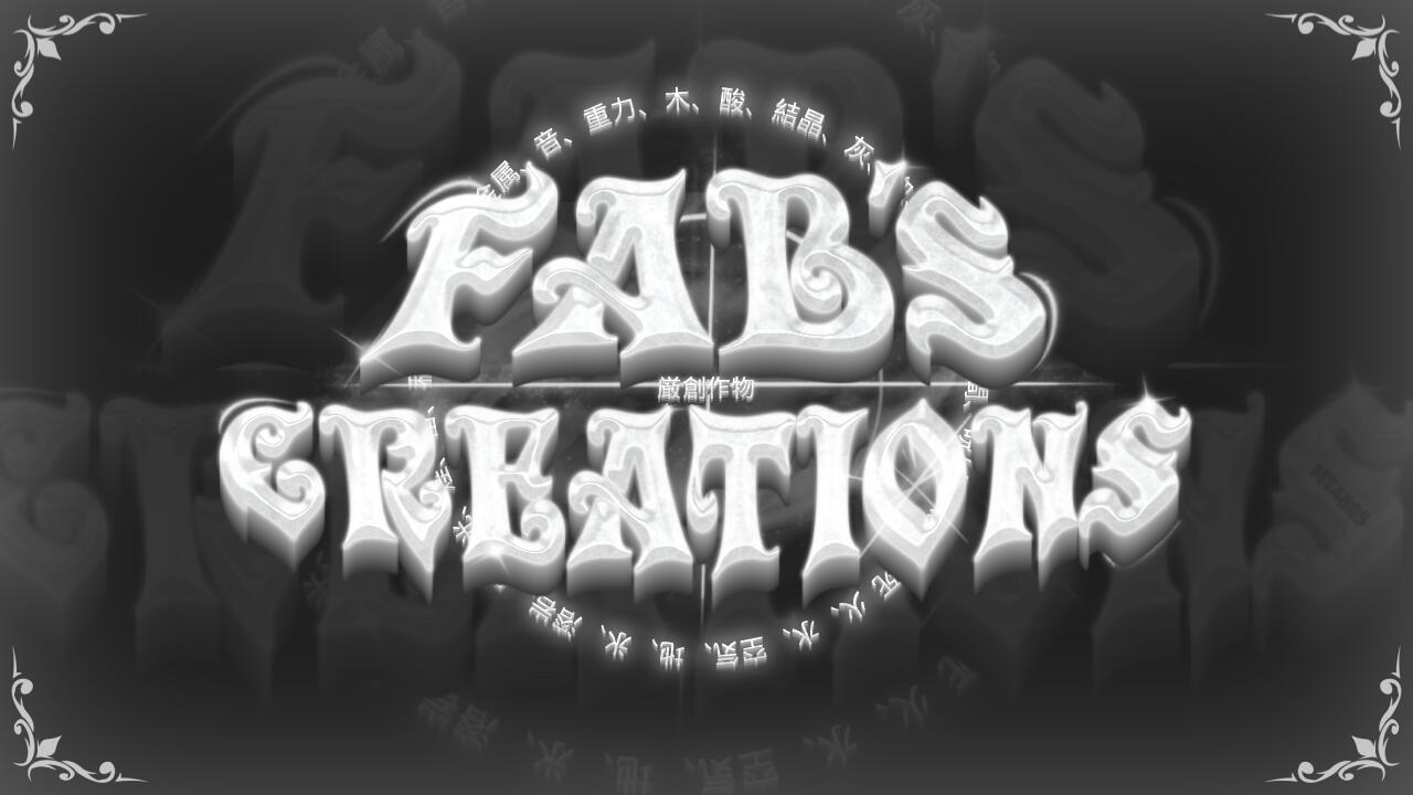 Discovery splash banner for Fab's Creations Discord server