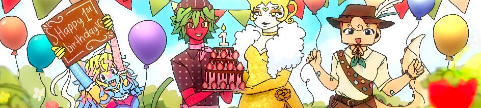 Discovery splash banner for ˙ . ꒷ ⌗ The Strawberry Patch .ᐟ.ᐟ 🍓 ೀ⋆。˚ Discord server