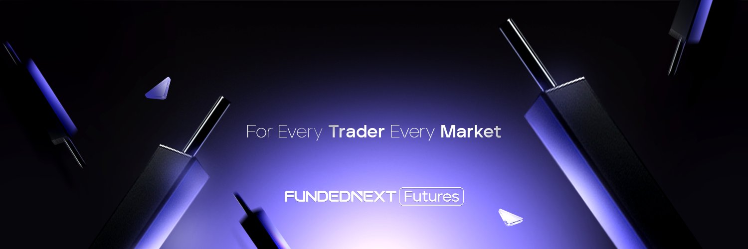 Discovery splash banner for FundedNext Futures Discord server