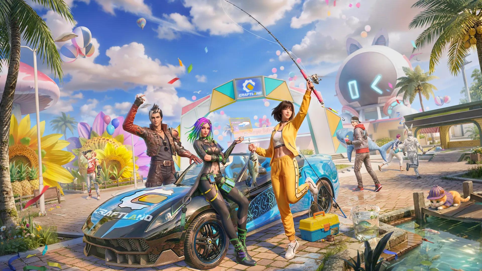 Discovery splash banner for Craftland Free Fire MAX India Discord server