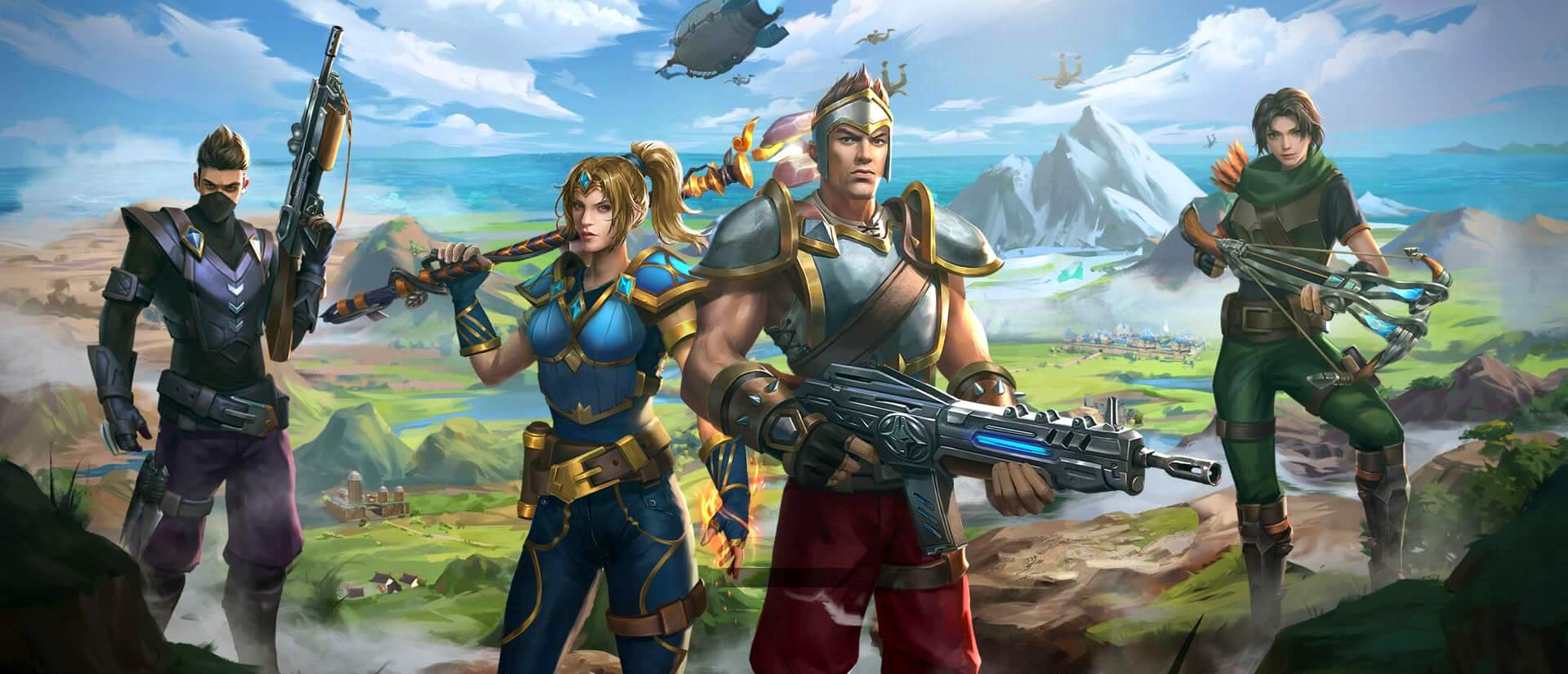 Discovery splash banner for Realm Royale Community Discord server