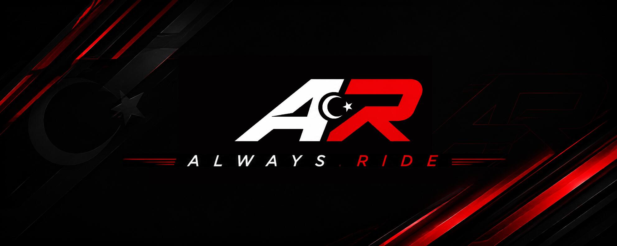 Discovery splash banner for Always Ride Discord server
