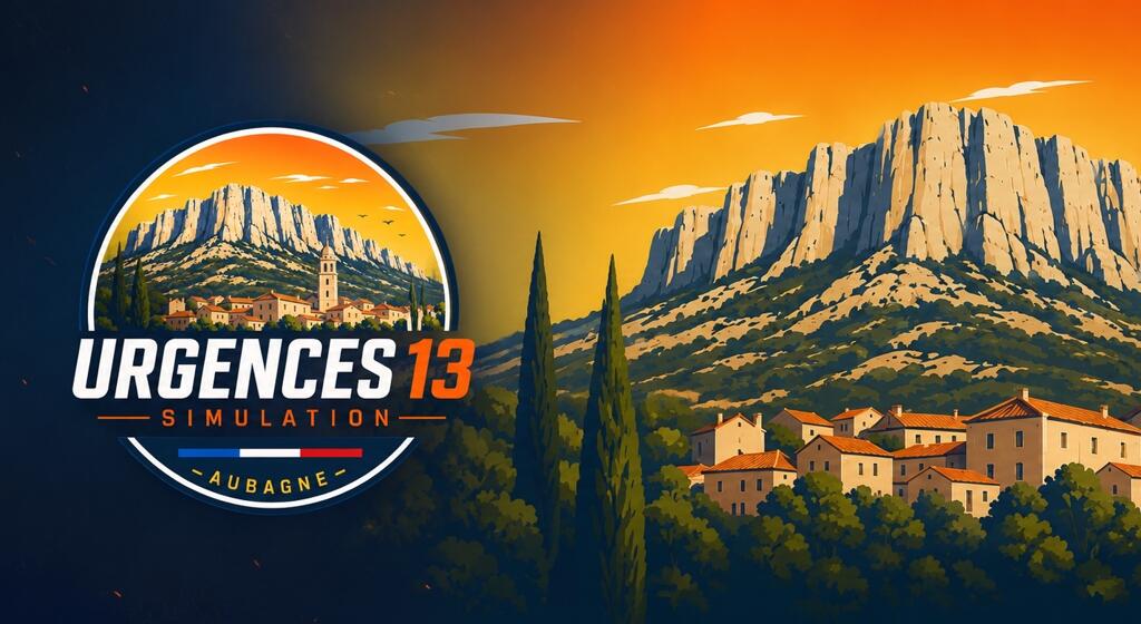 Discovery splash banner for © Urgences 13 Simulation Discord server