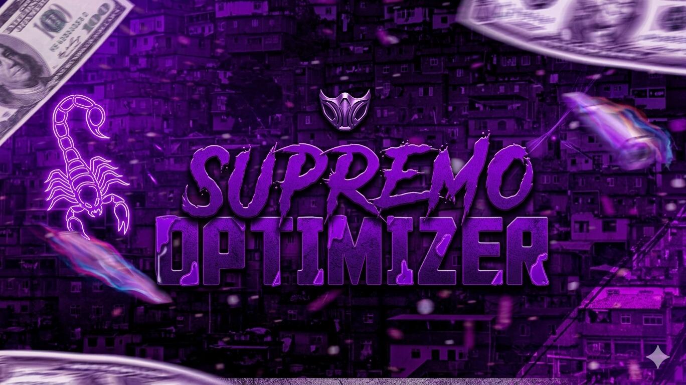Discovery splash banner for SUPREMO OPTIMIZER #2k Discord server