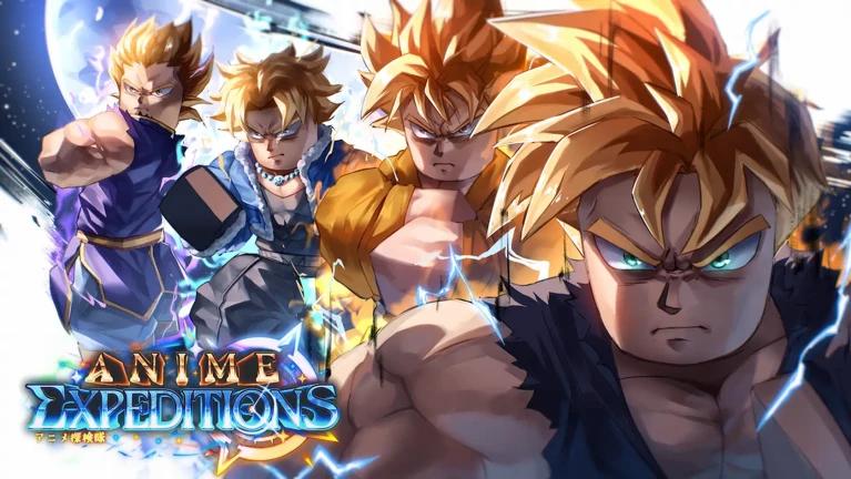 Discovery splash banner for Anime Expeditions | Codes & Leaks & Updates & Guides Discord server