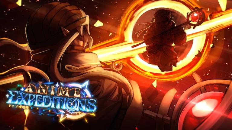 Discovery splash banner for Anime Expeditions Codes & Leaks & Updates & Guides Discord server