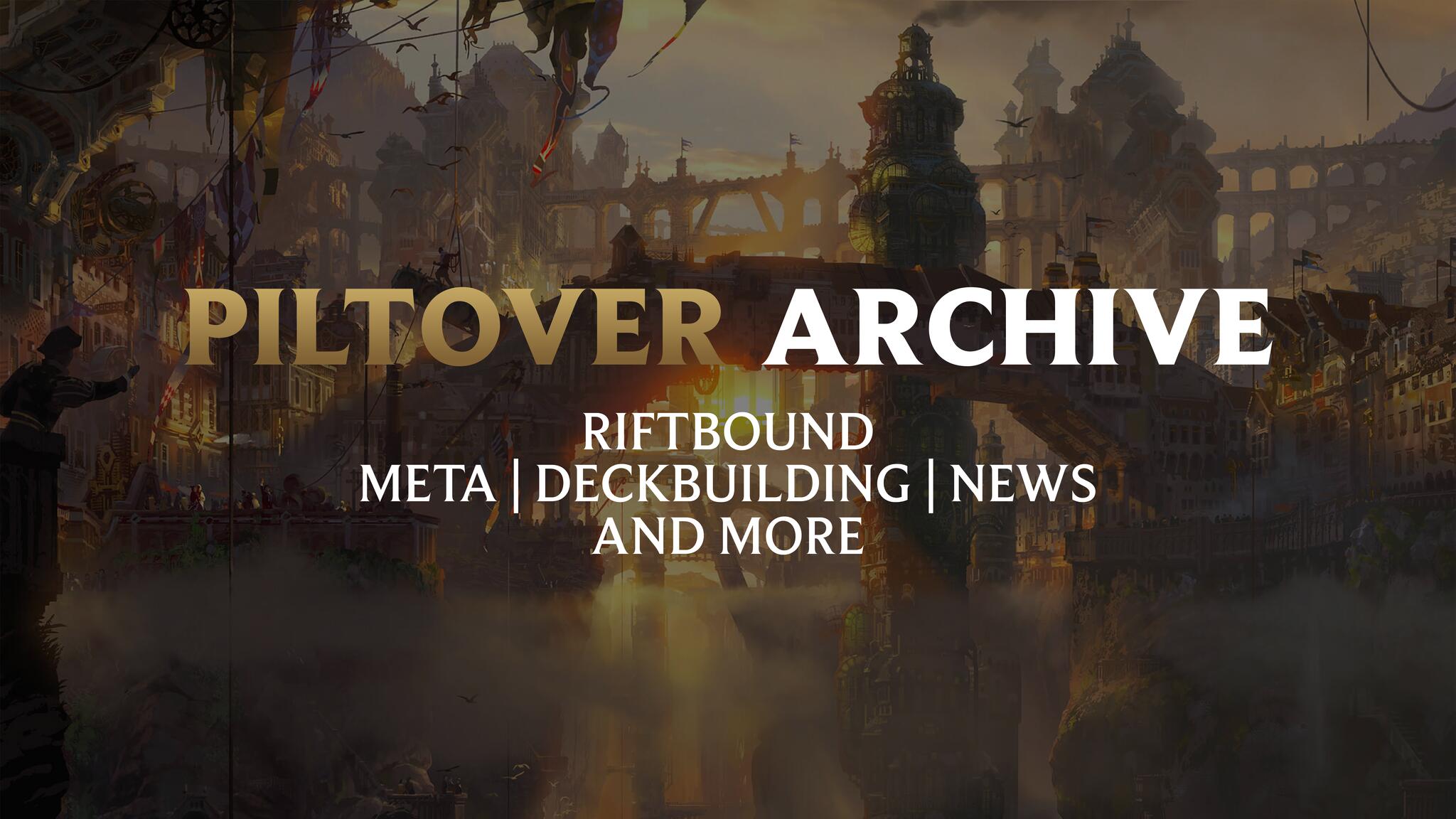 Discovery splash banner for Piltover Archive Discord server
