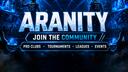 Discovery splash banner for Aranity Discord server