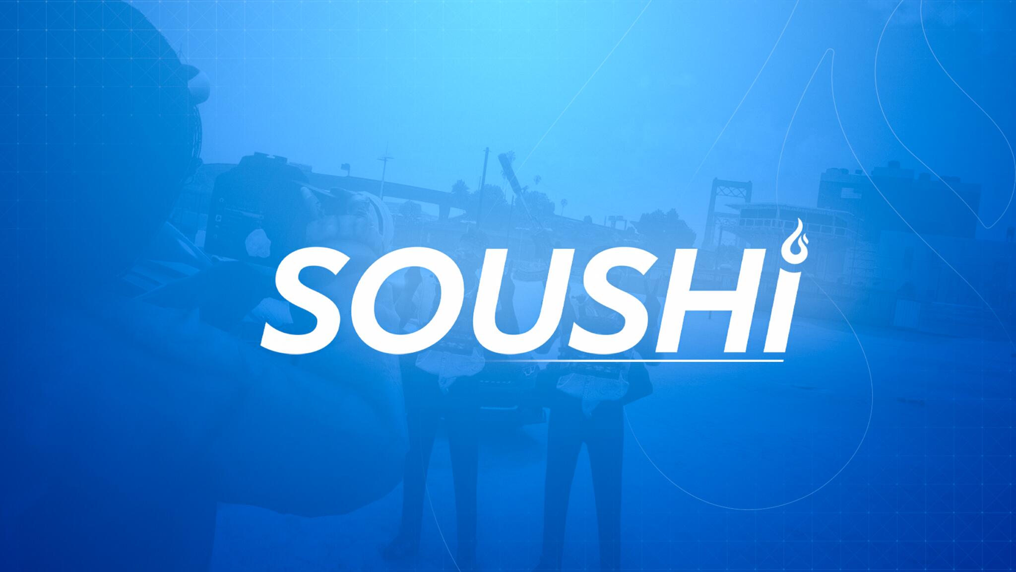 Discovery splash banner for SOUSHI | Pack Graphique Discord server