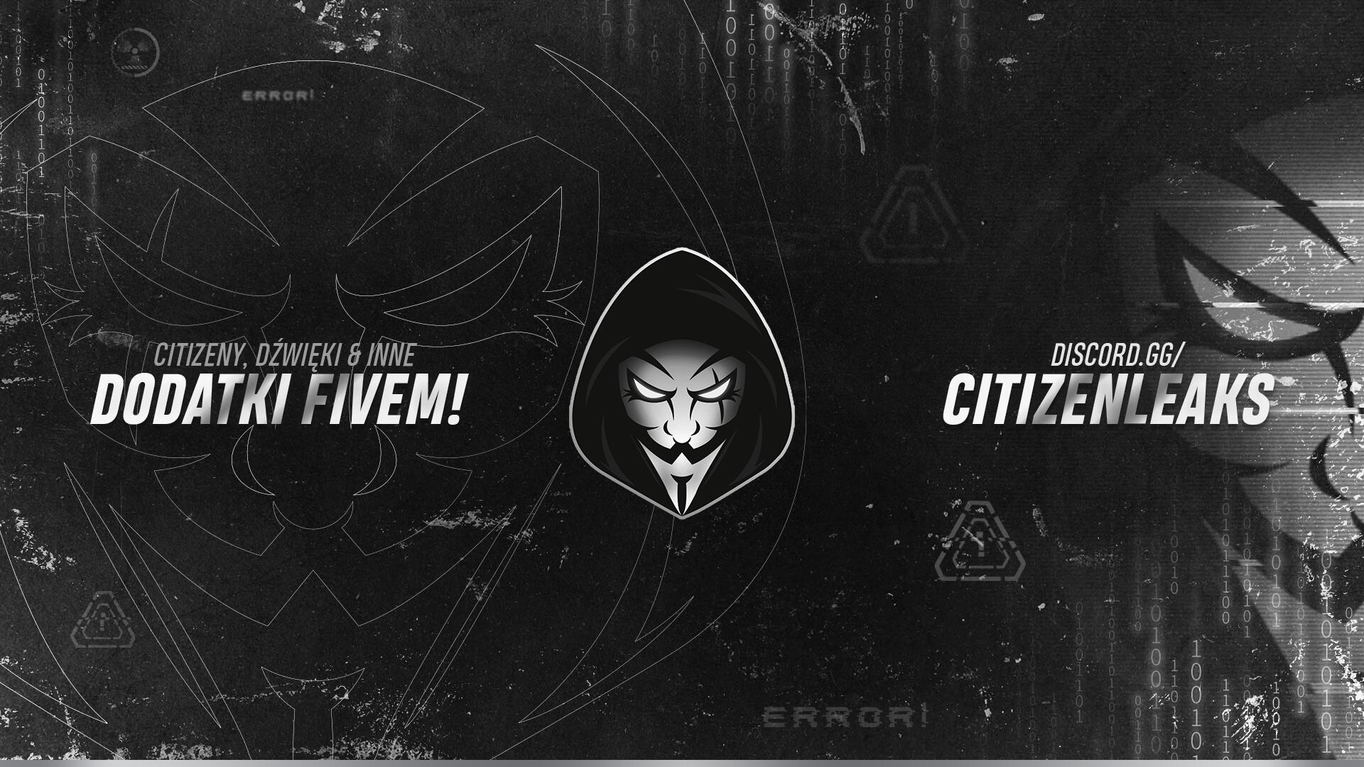 Discovery splash banner for Citizen Leaks Discord server