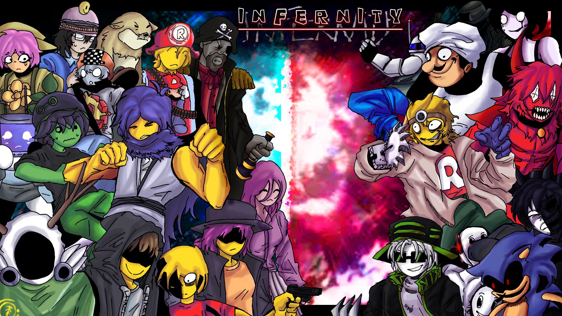 Discovery splash banner for Infernity Discord server