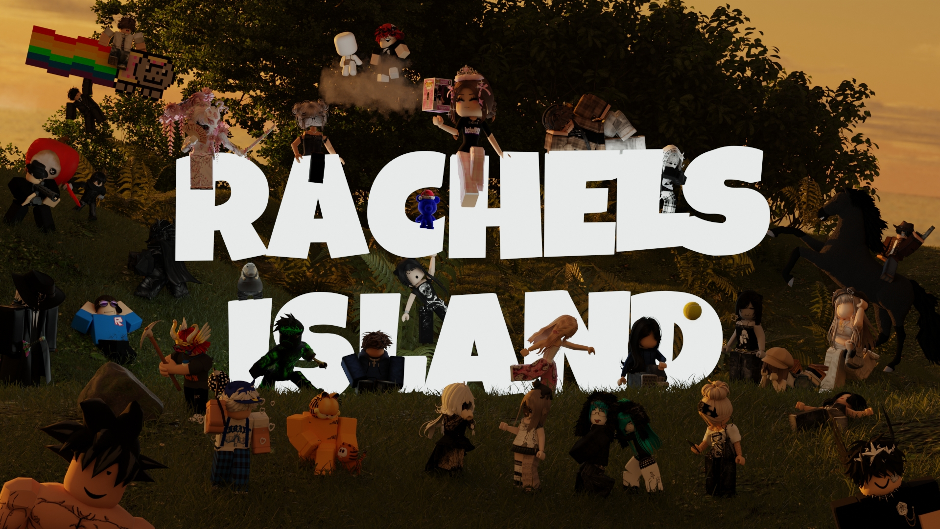 Discovery splash banner for Rachel's Island Discord server
