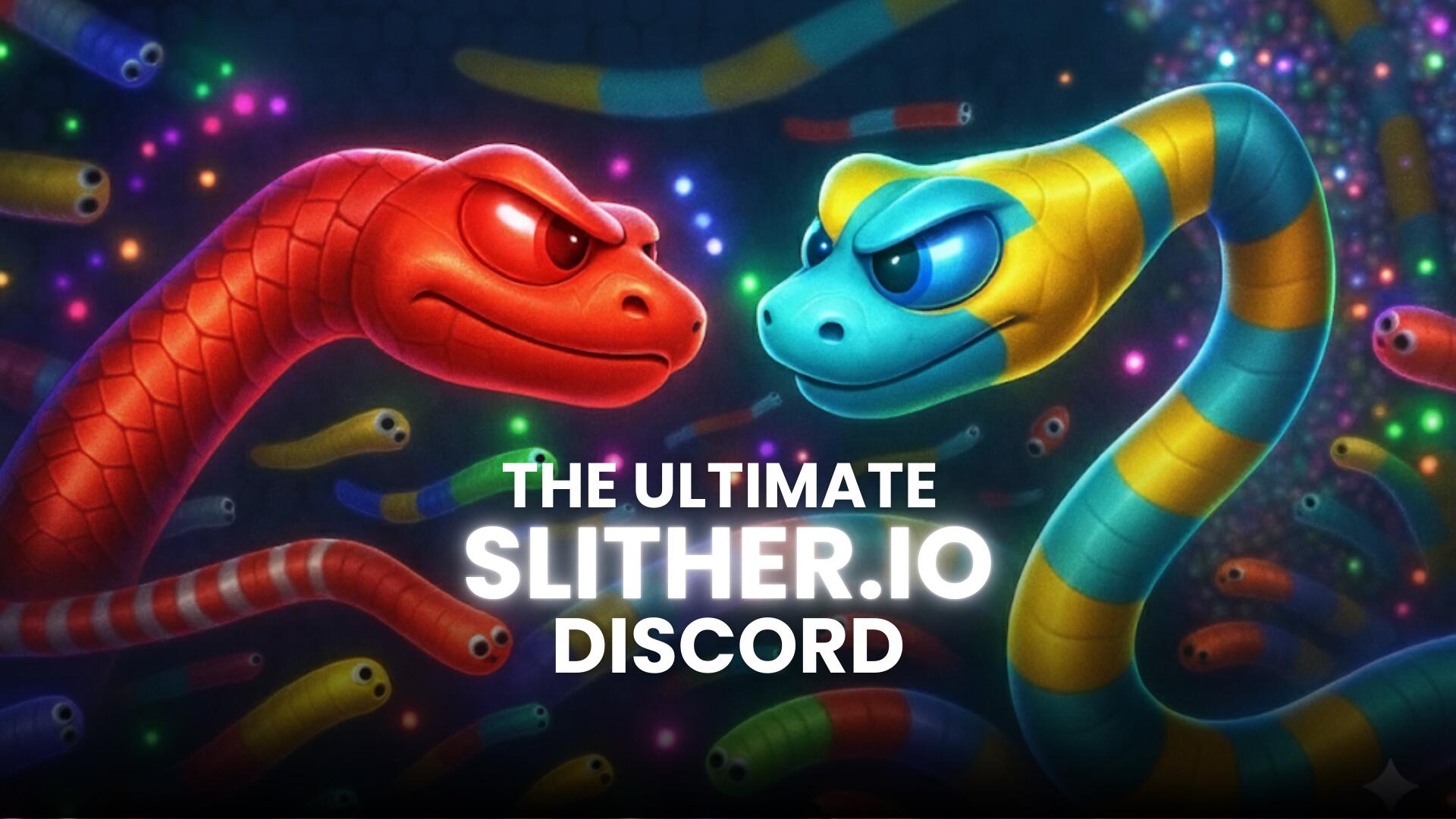 Discovery splash banner for Slither.io 🌍 | Killers Company Discord server
