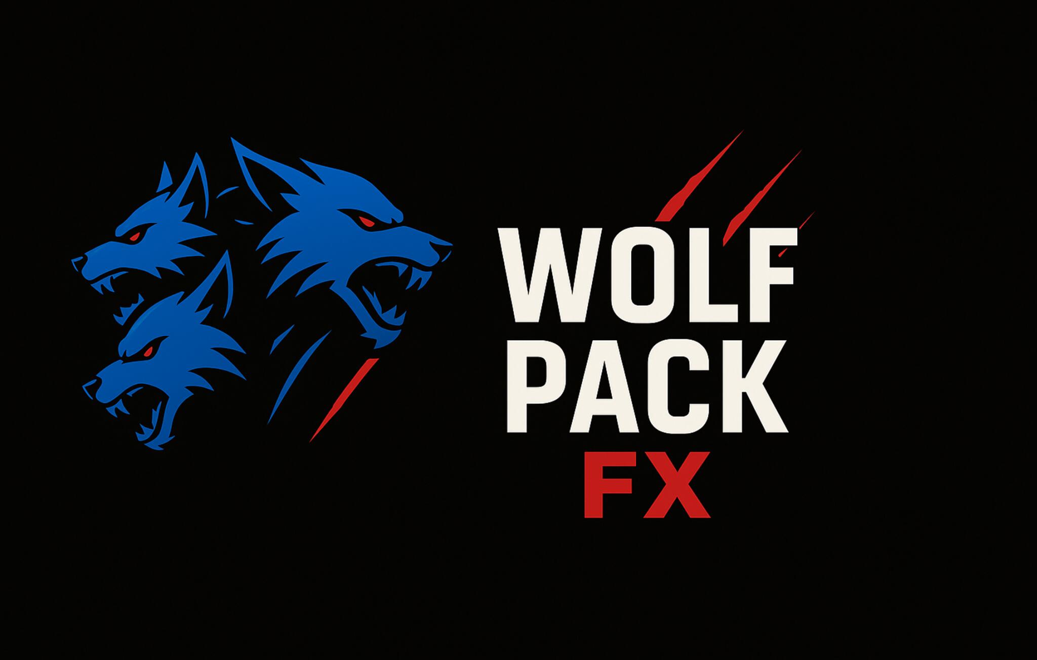 Discovery splash banner for WOLF PACK FX Discord server