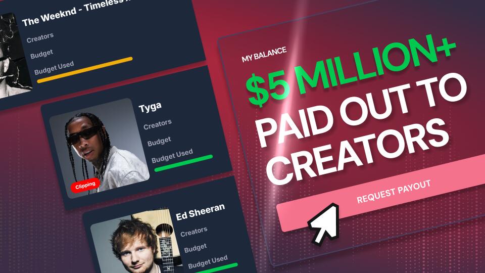 Discovery splash banner for Clipster App Campaigns Discord server
