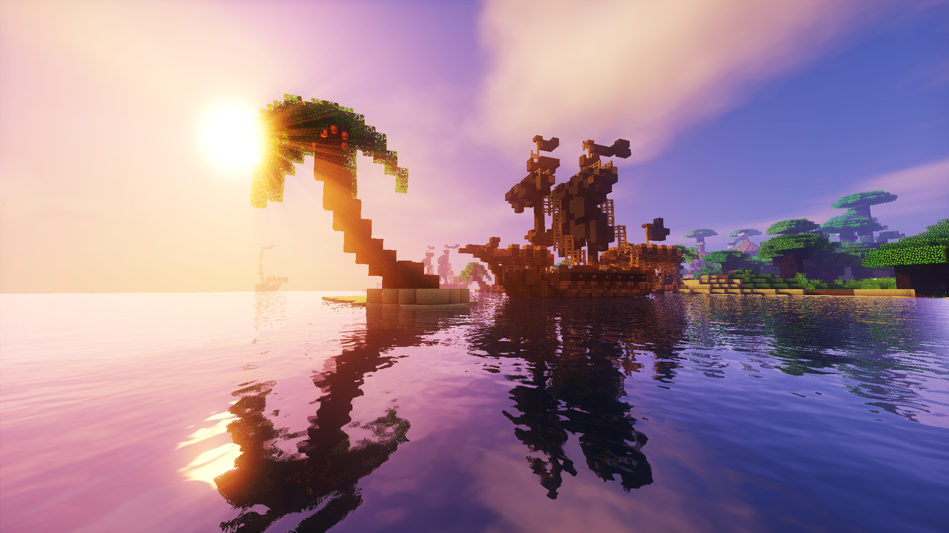Discovery splash banner for Piratecraft Discord server