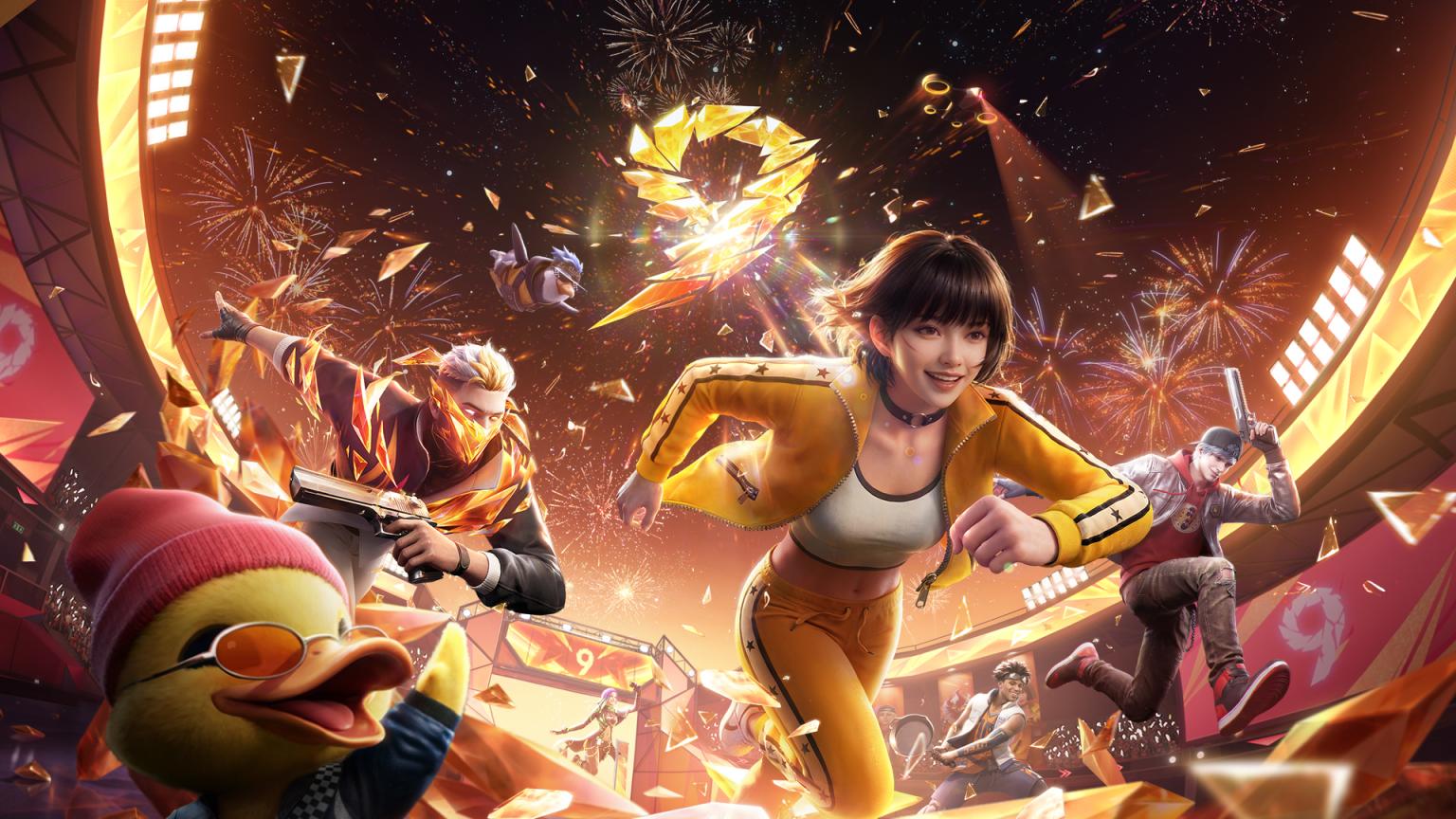 Discovery splash banner for Free Fire Global | India • Gaming • Esports • Events • VC Discord server