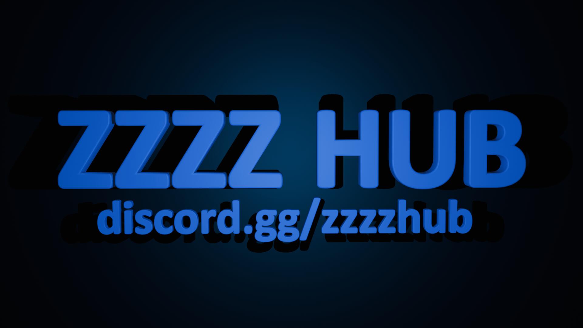 Discovery splash banner for ZZZZ HUB Discord server