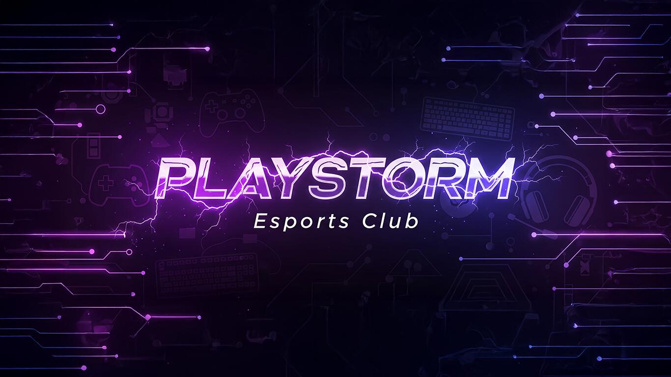 Discovery splash banner for PlayStorm eSports Club Discord server