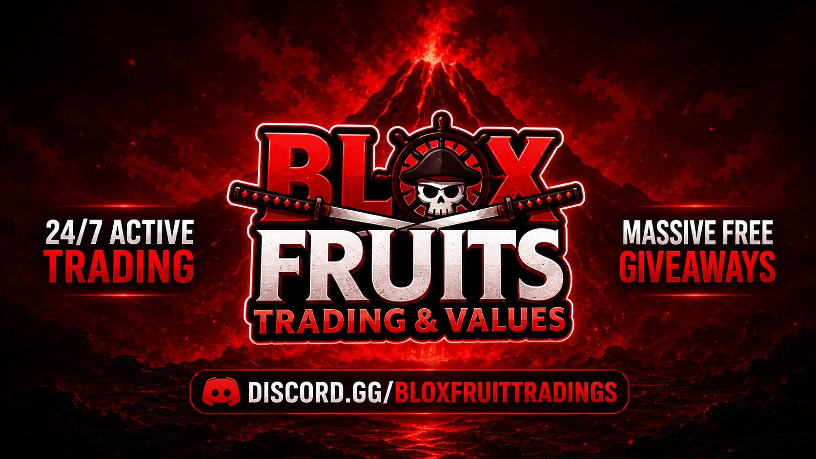 Discovery splash banner for Blox Fruits Server | Stock・Giveaways・Trading Discord server