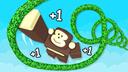 Discovery splash banner for +1 Speed Monkey Escape Roblox | Codes | Updates | Admin Abuse Discord server