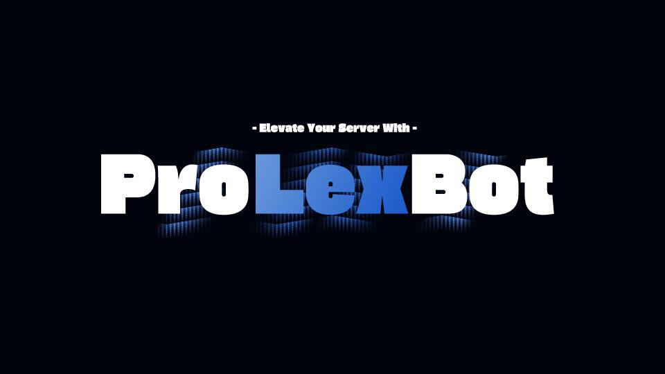 Discovery splash banner for ProLexBot Support Discord server