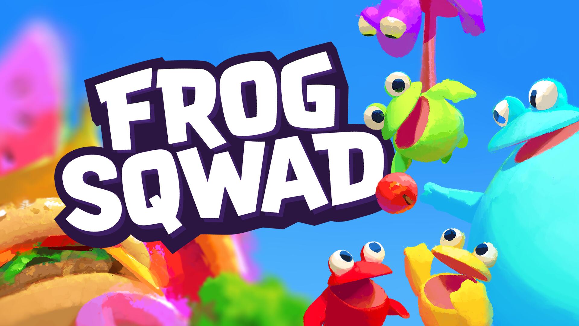 Discovery splash banner for Panic Stations // Frog Sqwad Discord server