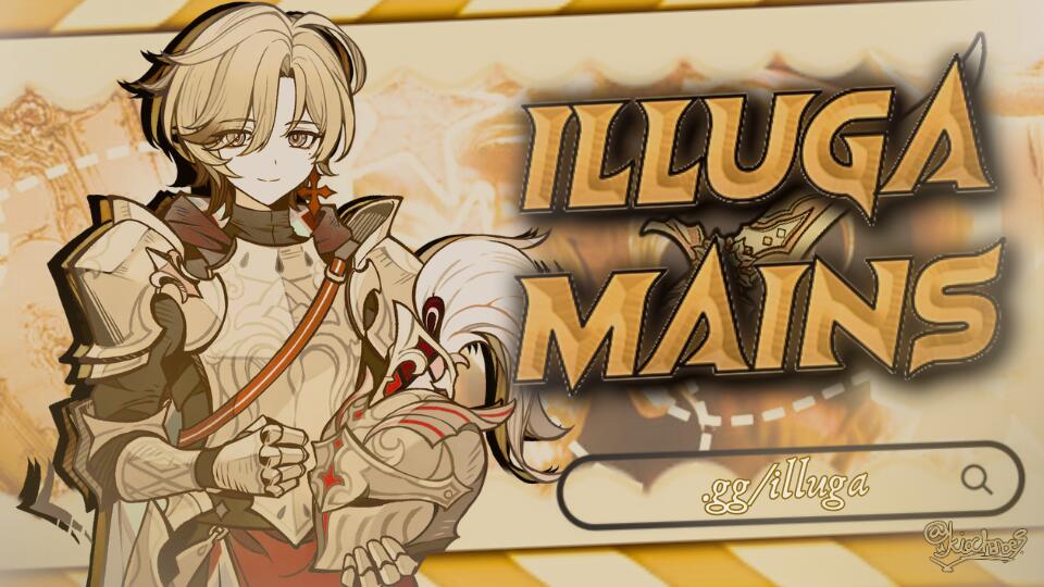 Discovery splash banner for Illuga Mains ✸ Genshin Impact Discord server