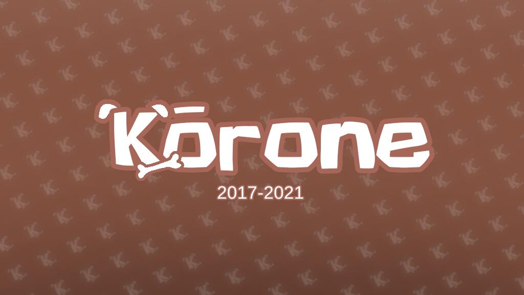 Discovery splash banner for Korone Discord server