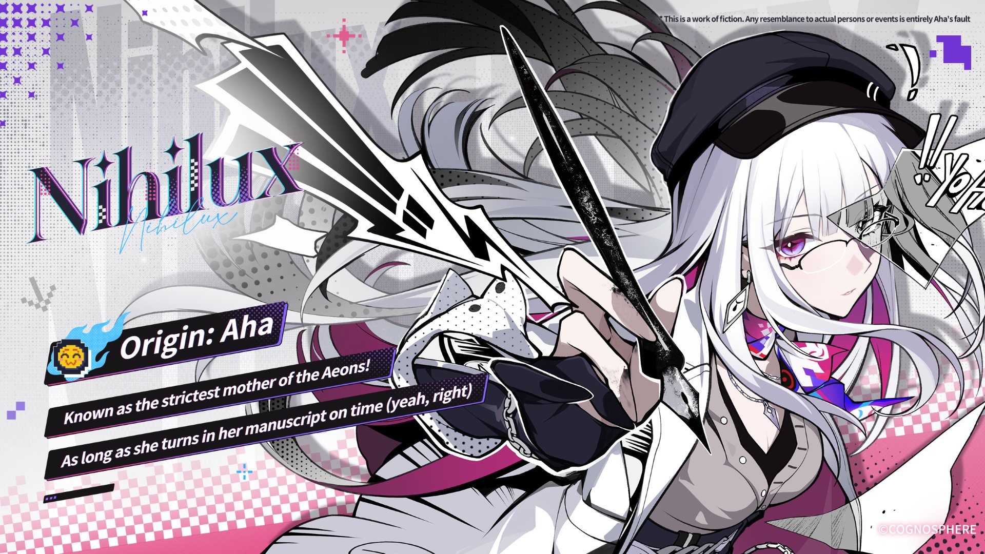 Discovery splash banner for Nihilux Mains 𝜗𝜚 Honkai : Star Rail Discord server