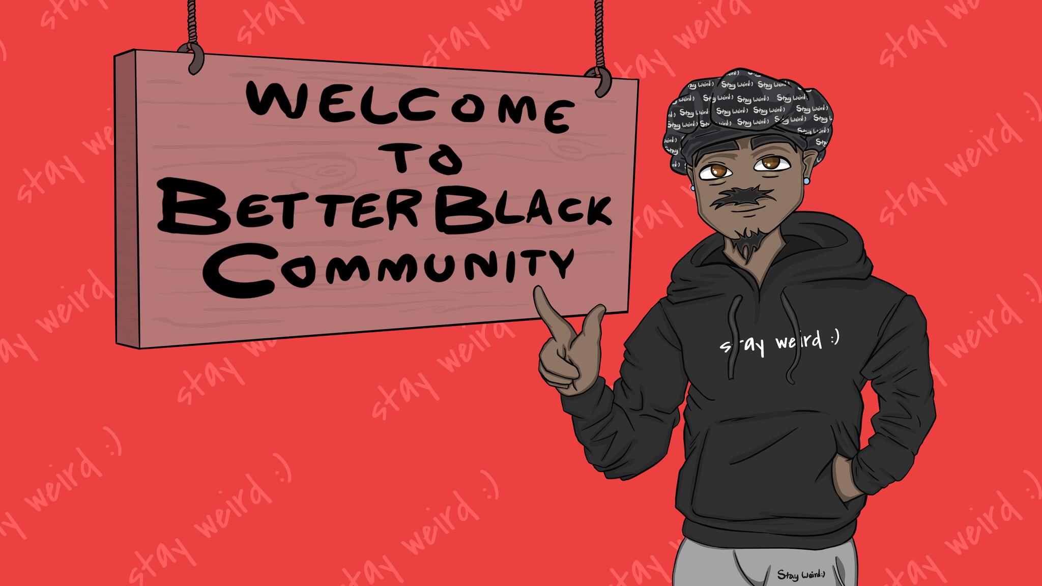 Discovery splash banner for Better Black Community ๐ธ Discord server