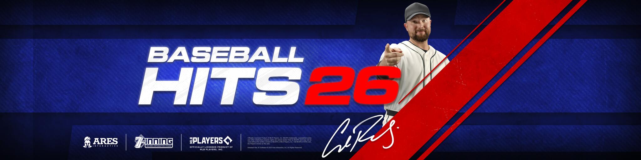 Discovery splash banner for Baseball Hits 26 Discord server