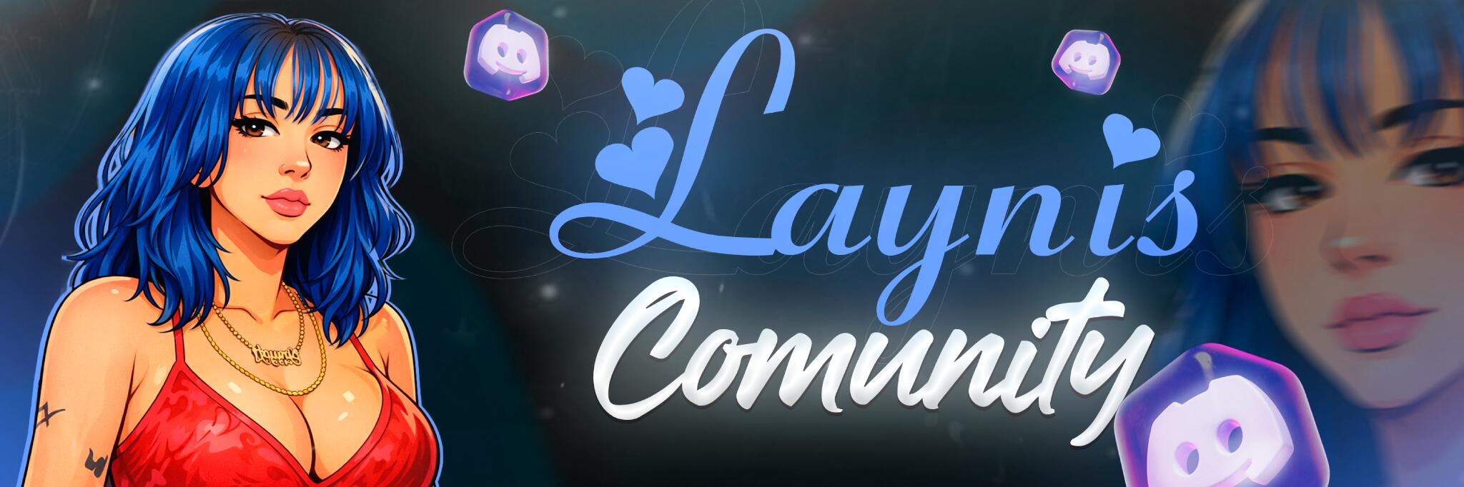 Discovery splash banner for Laynis Discord server