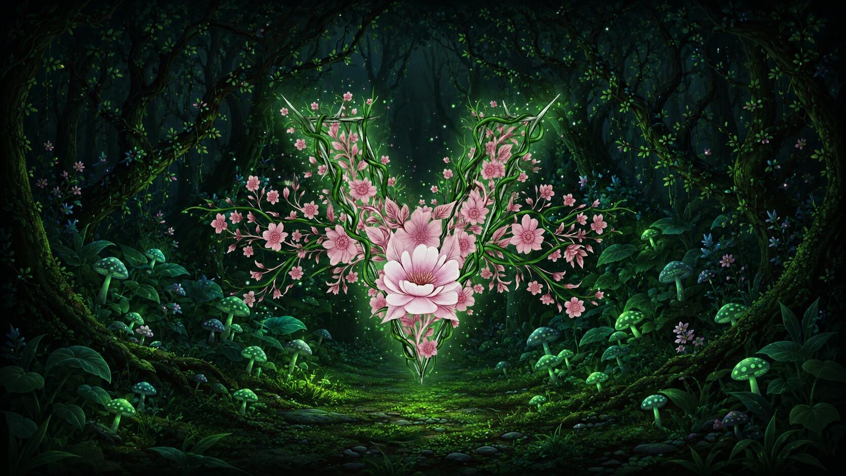 Discovery splash banner for Viridia Discord server