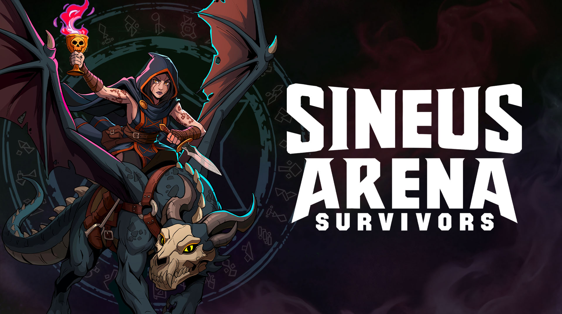 Discovery splash banner for Sineus Arena Survivors Discord server